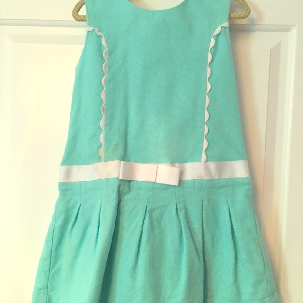 Aqua preppy dress by Tahari
